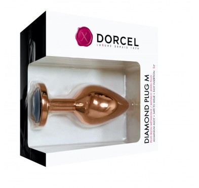 Ozdobny korek analny metal dorcel diamond plug 8cm